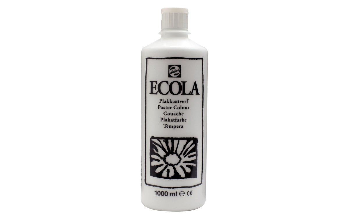 Talens, Plakatfarbe Ecola 1000 ml, Weiss