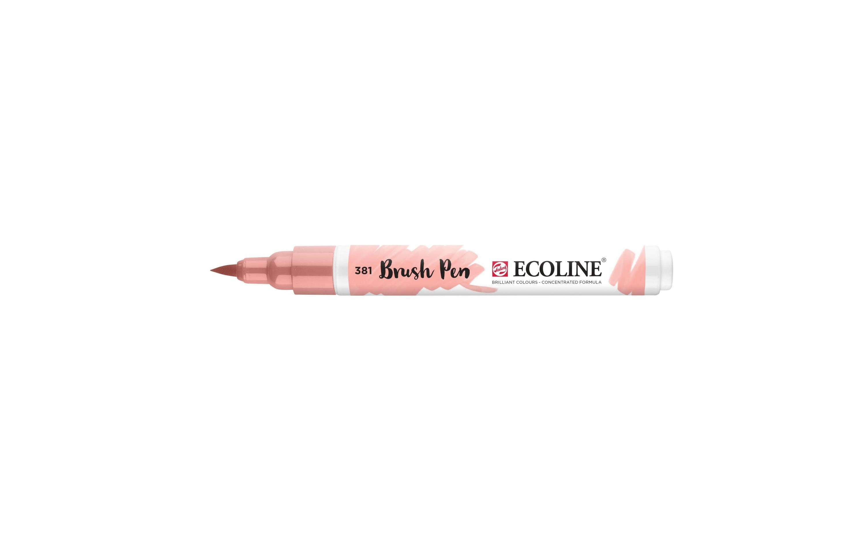 Talens, Brushpen Ecoline Pastellrot