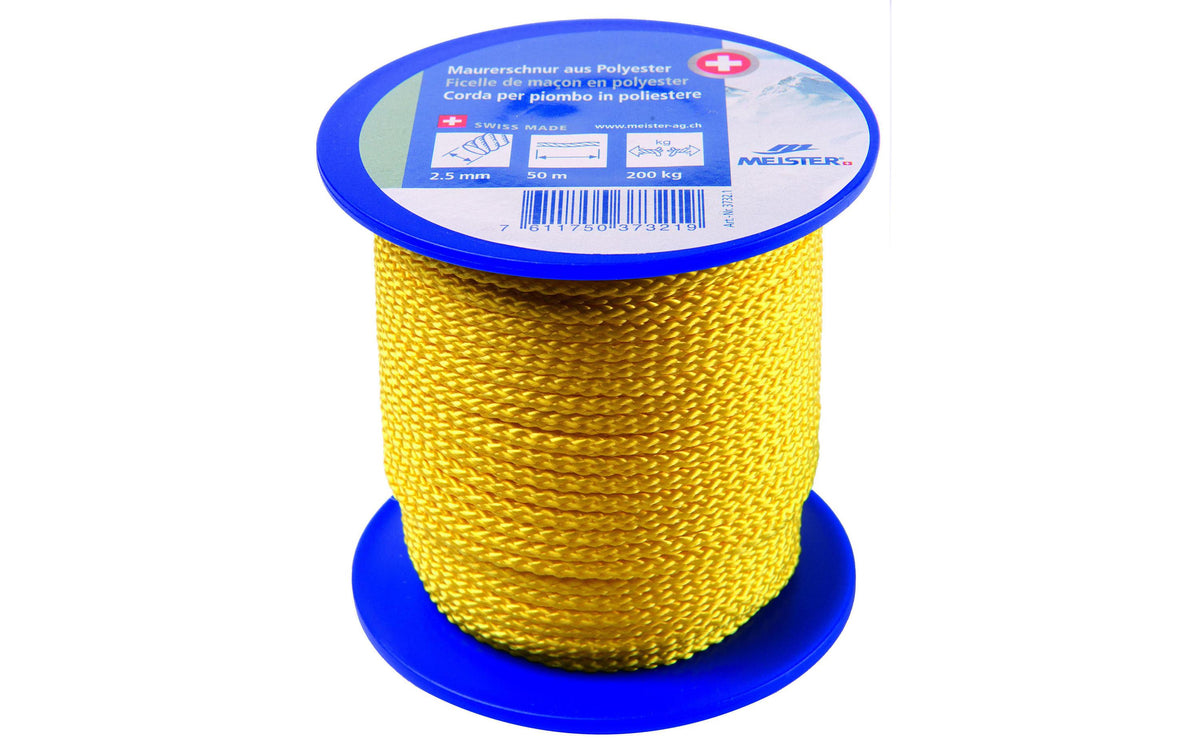 Meister MAURERSCHNUR PES GELB-FLUO 2.5MM