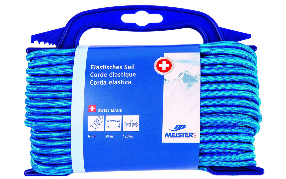 Meister ELAST. SEIL BLAU 6MM 20M