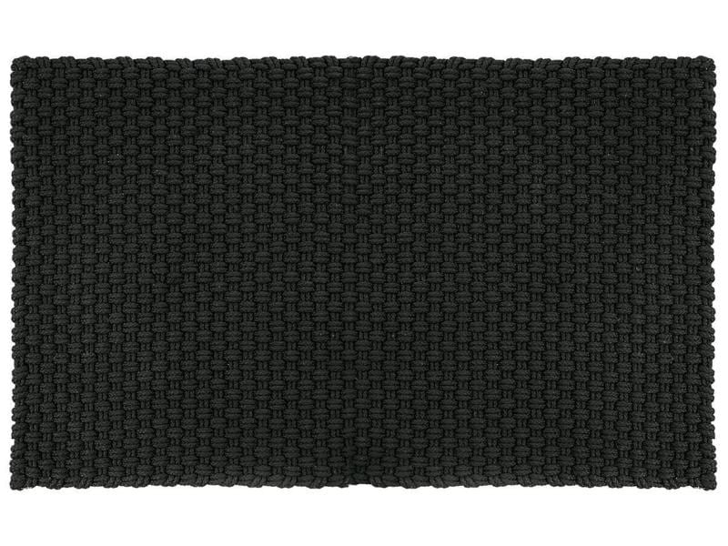 pad | Fussmatte UNI In/Outdoor | 52 cm x 72 cm, Schwarz