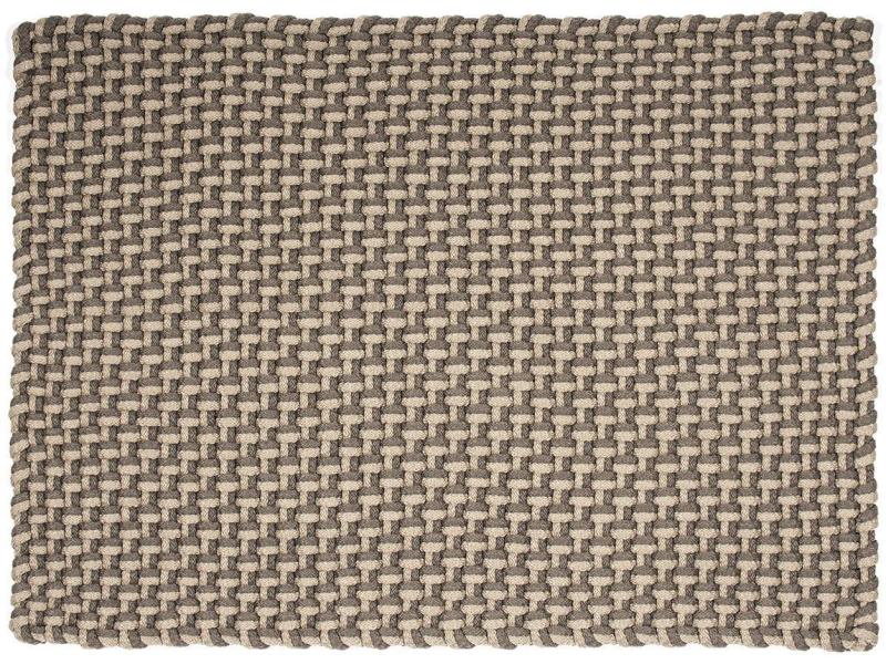pad | Fussmatte POOL In/Outdoor | 52 cm x 72 cm, Stein-Sand