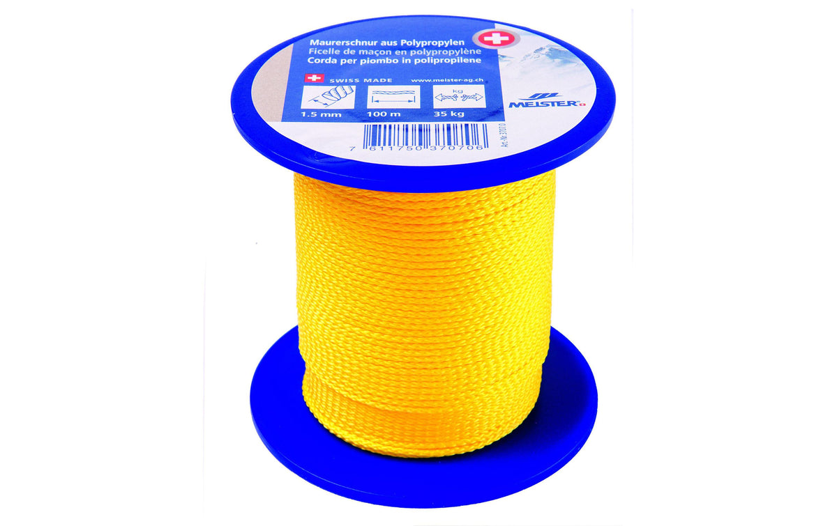 Meister MAURERSCHNUR PP GELB 1.5MM 100M
