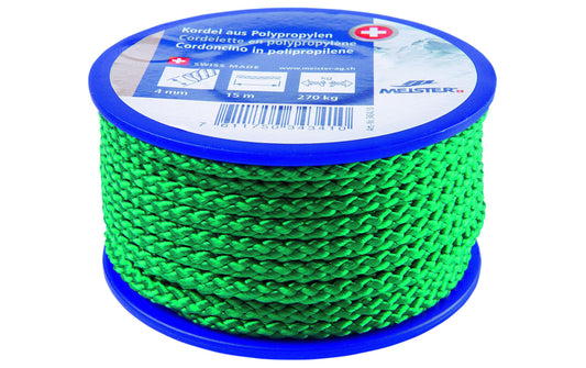Meister KORDEL PP GRUEN 4MM 15M