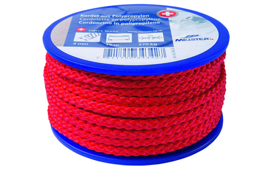 Meister KORDEL PP ROT 4MM 15M
