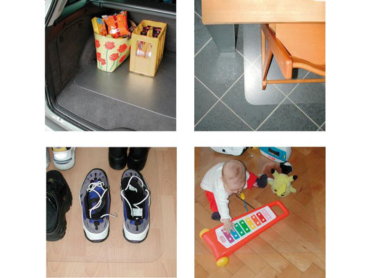 Siltex | Floorsafe Bodenschutzmatten für alle Böden | 60 x 80 cm, PET