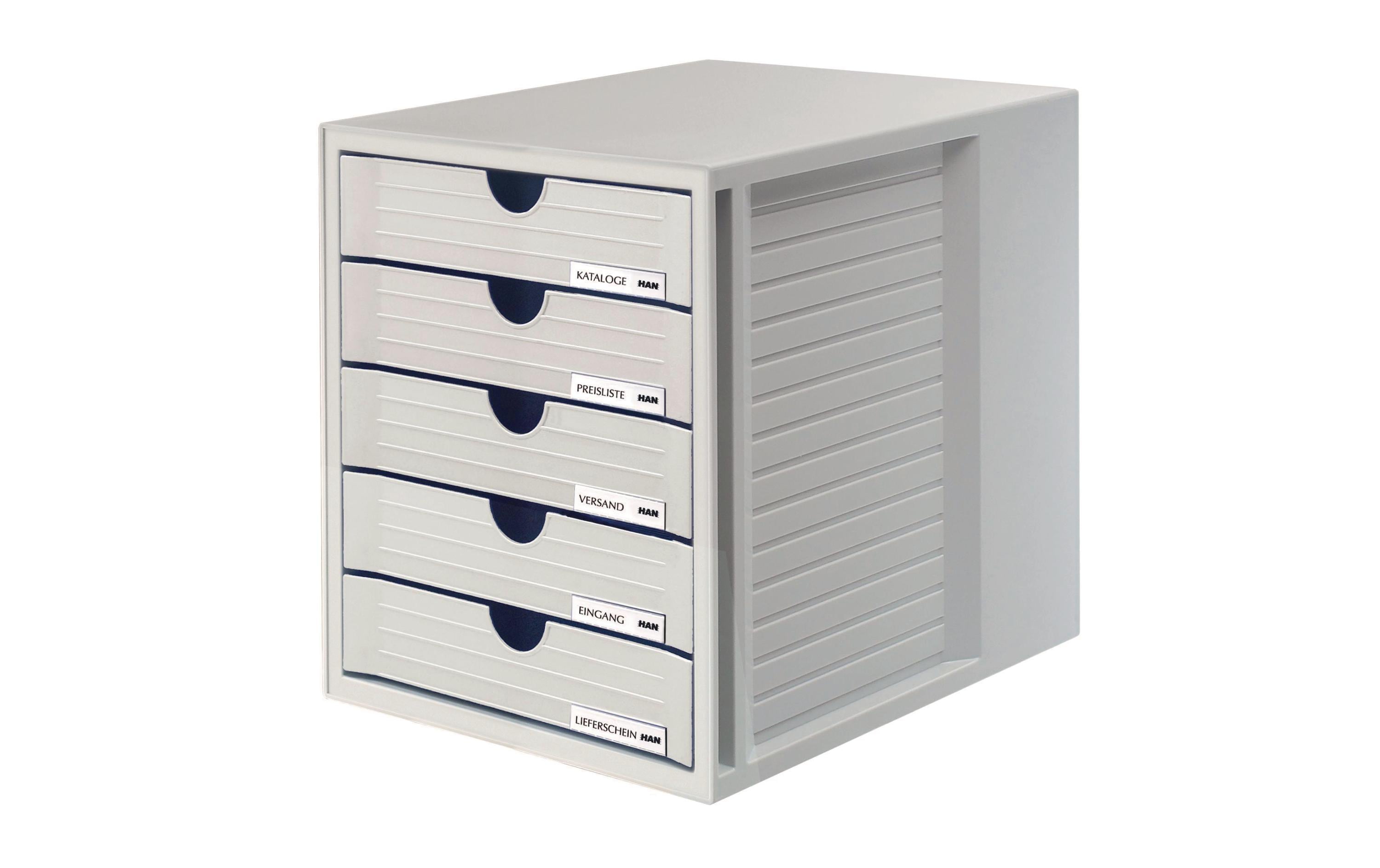 HAN, Schubladenbox SYSTEMBOX A4 Grau
