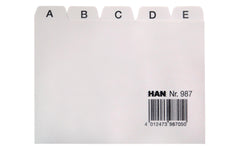 HAN Register A-Z, A7 quer