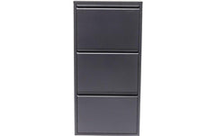 Kare Schuhschrank Caruso 3er, Anthrazit