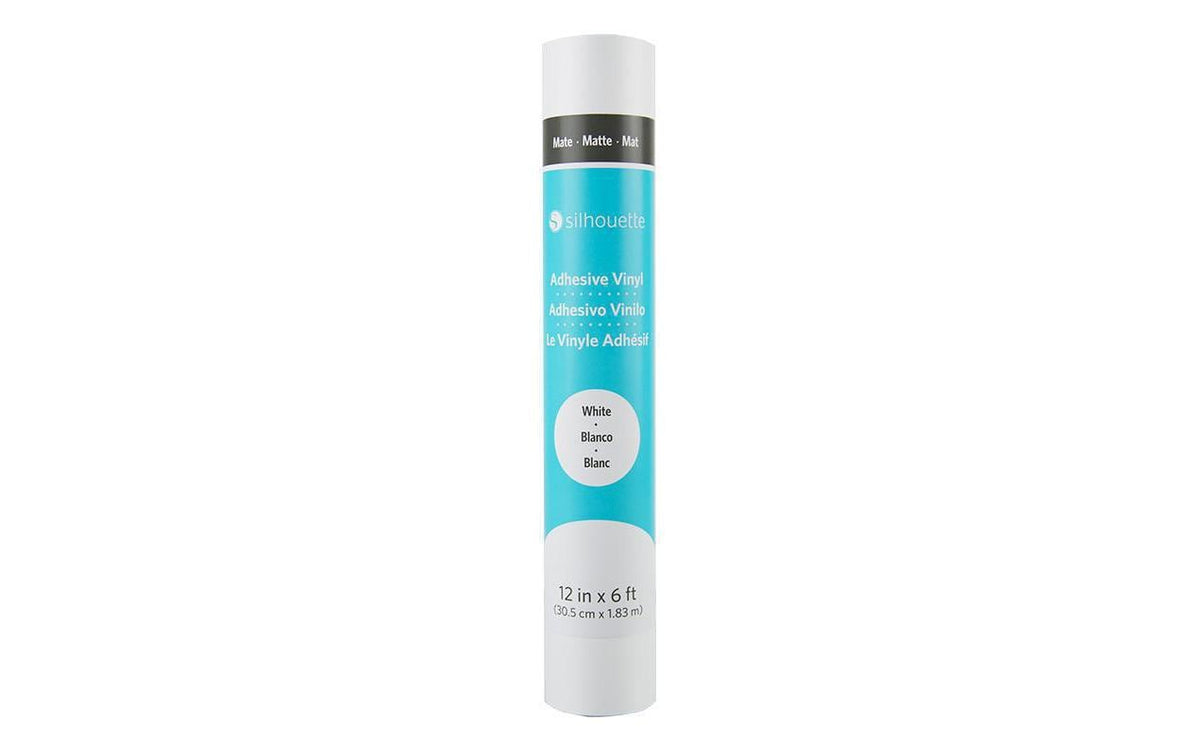 Silhouette, Vinylfolie matt 30.5 cm Weiss
