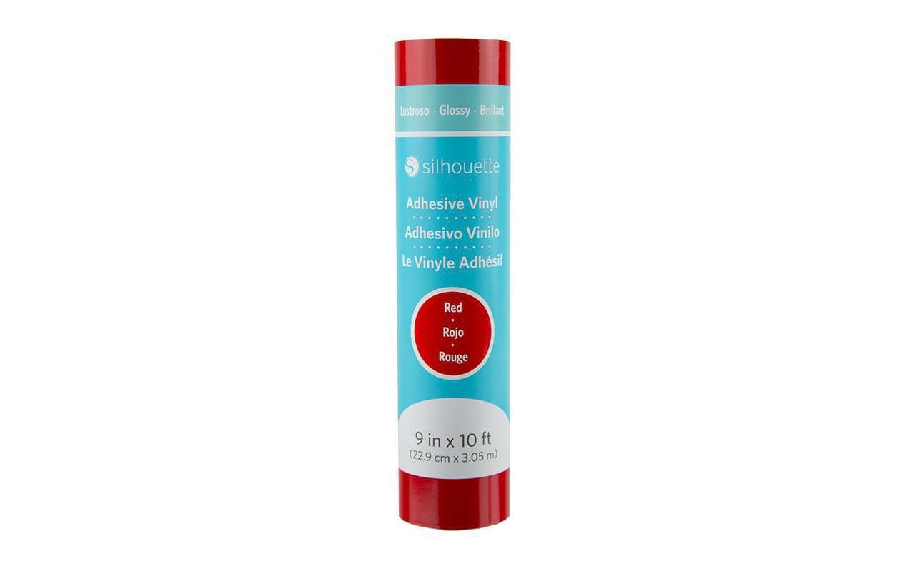 Silhouette, Vinylfolie Glossy 22.9 cm Rot