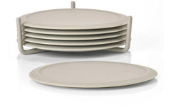 Zone Glasuntersetzer 6er Set Mud