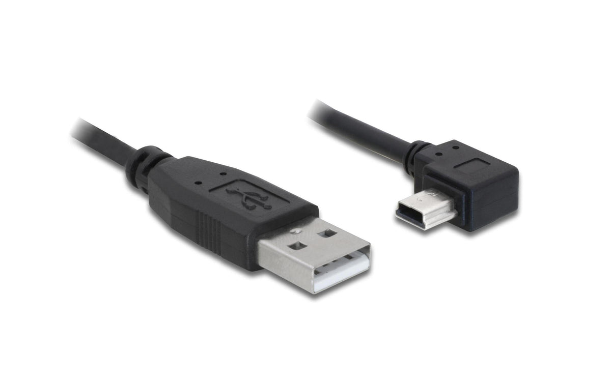 Delock USB2 Kabel A-MiniB gewinkelt, 5m