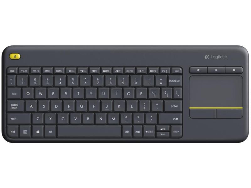 Logitech | Wireless Touch Keyboard K400 Plus | USB, dark grey- US-Layout