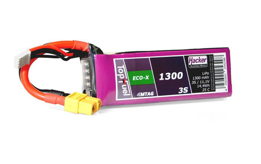 TF ECO-X LiPo-Akku 11.1V 1300mAh 3S 25C
