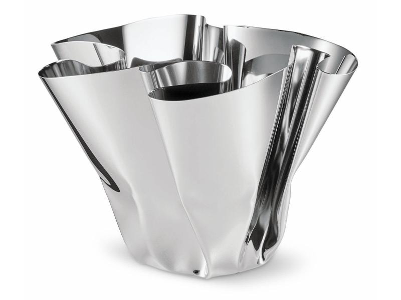 Philippi | Vase Margeaux | Edelstahl, hochglanzpoliert, 20cm