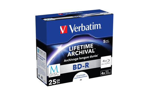 Verbatim BD-R M-DISC 25GB 5er P
