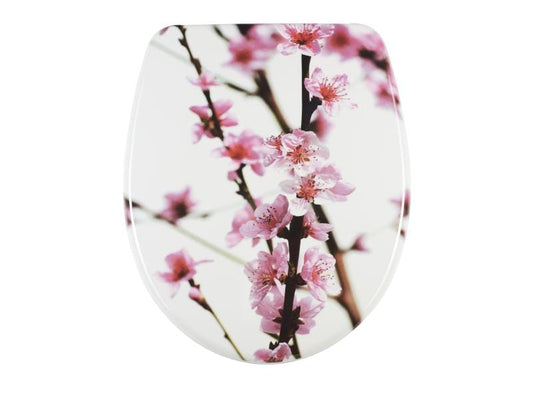 diaqua® | diaqua WC-Sitz NICE Sakura | Absenkautomatik, Metallbefestigung