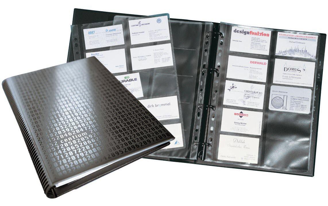 Durable Visitenkartenbuch Visifix Centium
