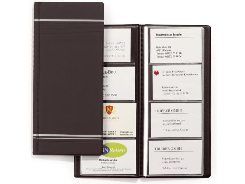 DURABLE | Visitenkartenbuch Visifix 96 anth. | Für 96 Visitenkarten