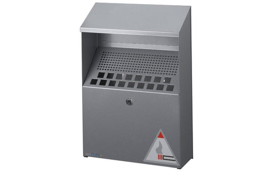 DURABLE | Wandascher 4 Liter silber | inklusive 2 Schlüssel