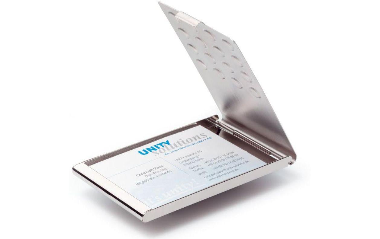 Durable Visitenkartenetui Chrome