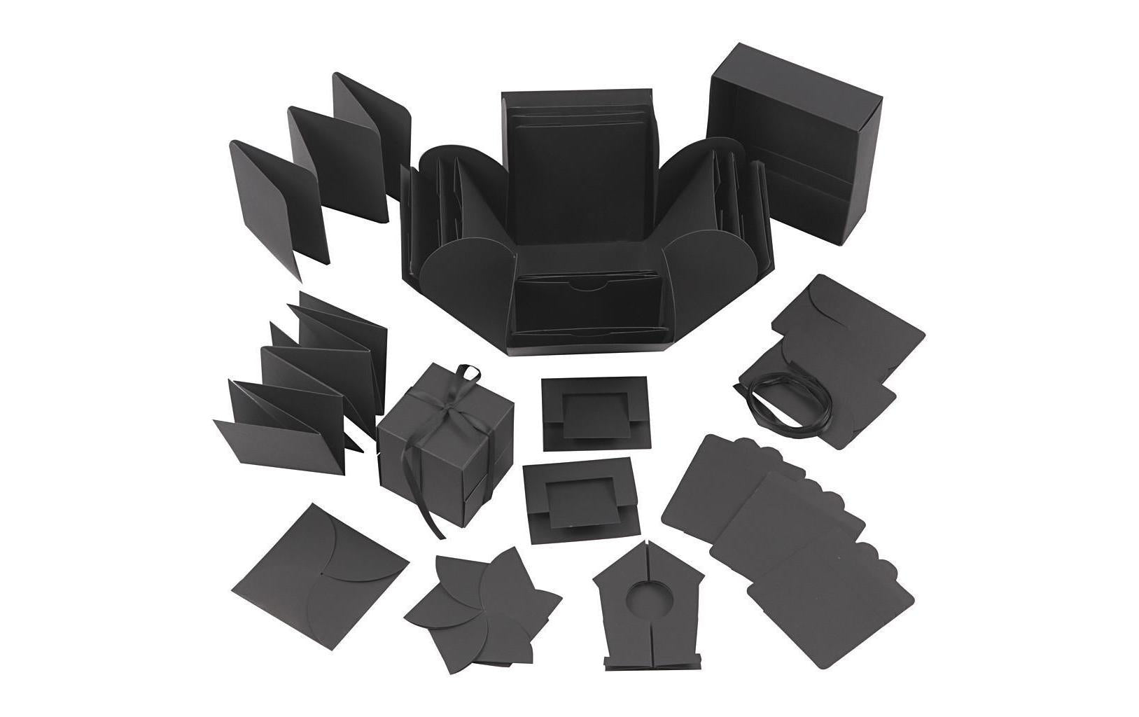 Creativ Company, Geschenkbox Schwarz, 12 x