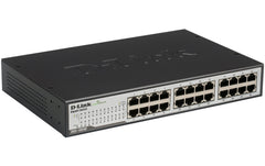 D-Link | DGS-1024D: 24Port Switch, 1Gbps | 1Gbps Switch, Auto Uplink, Green Ethernet