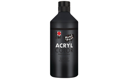Marabu, Acrylfarbe Acryl Color 500 ml Schwa