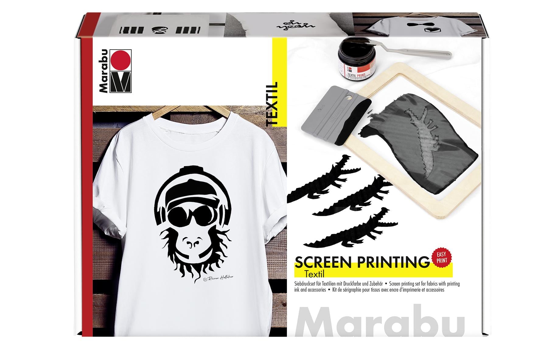 Marabu Textilfarbe Set Siebdruck