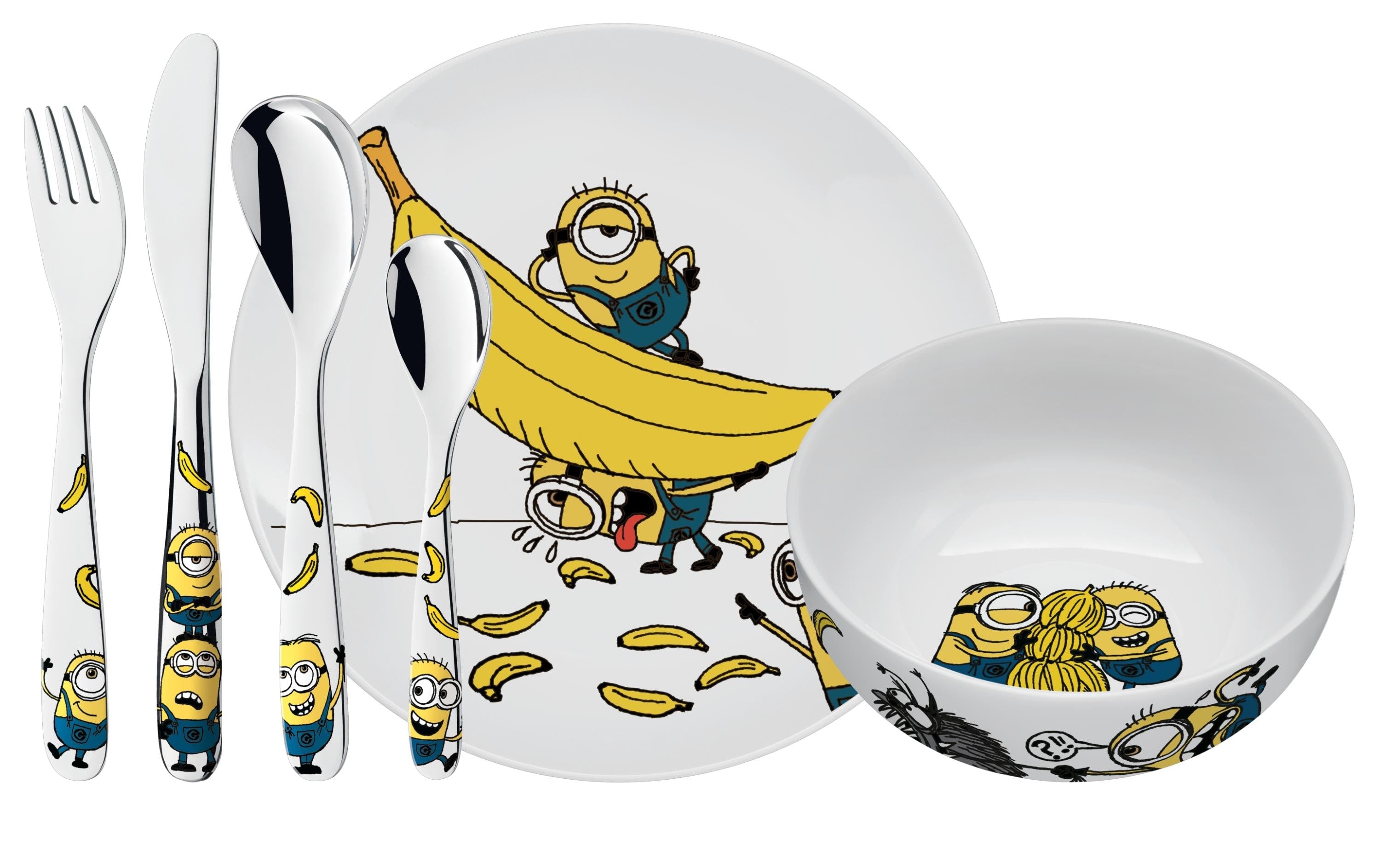 WMF Kinderbesteckset 6-teilig MINIONS