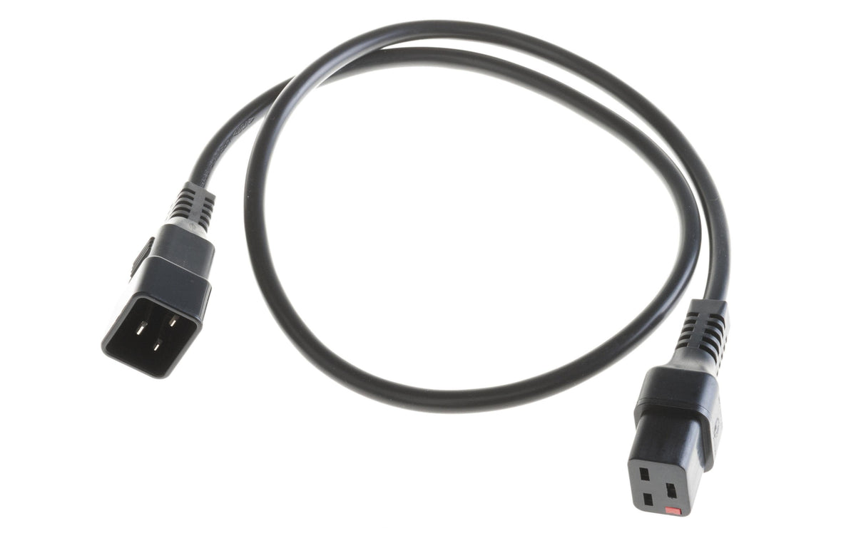 IECLock Netzkabel 3.0m schwarz