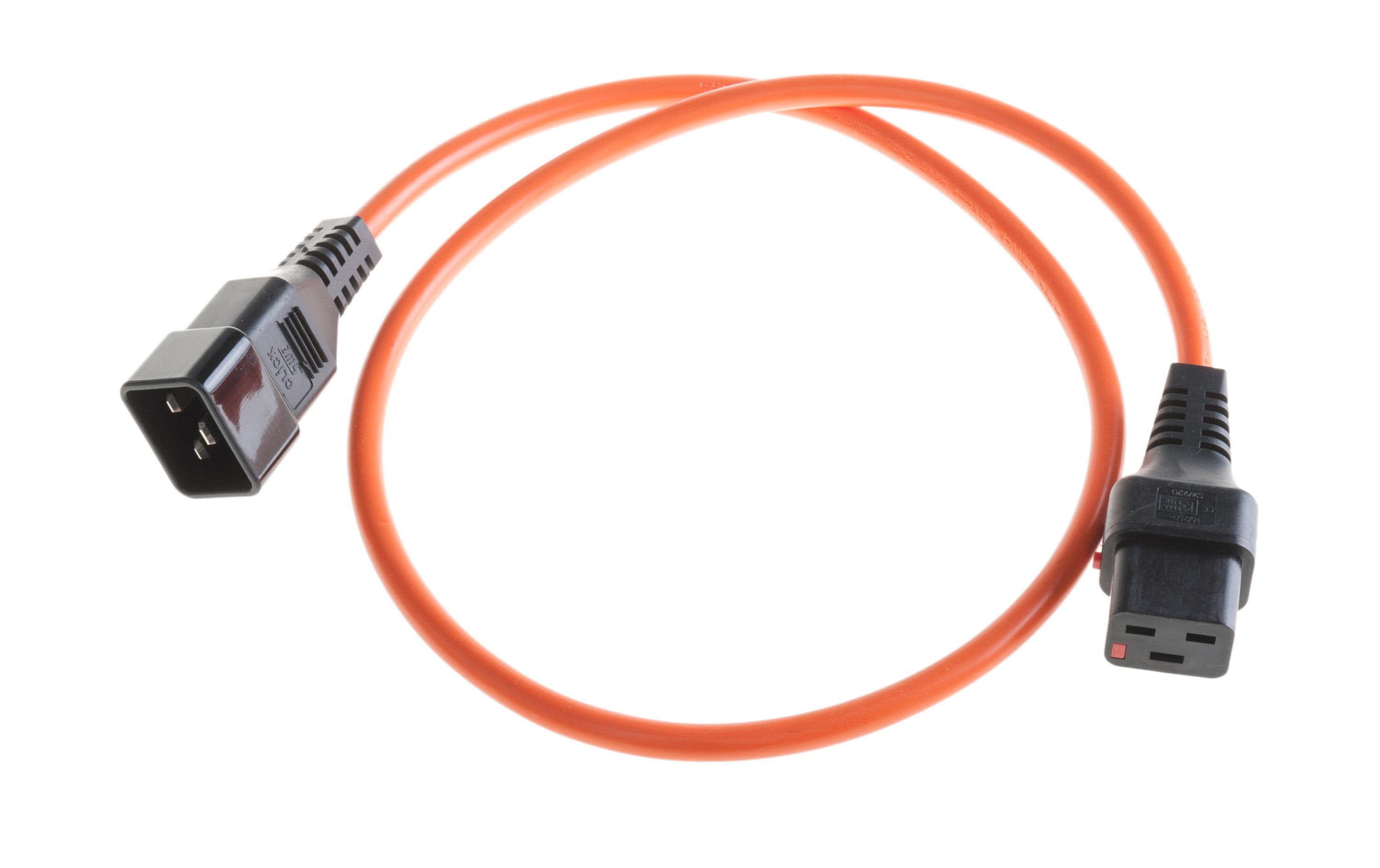 IECLock Netzkabel 2.0m orange