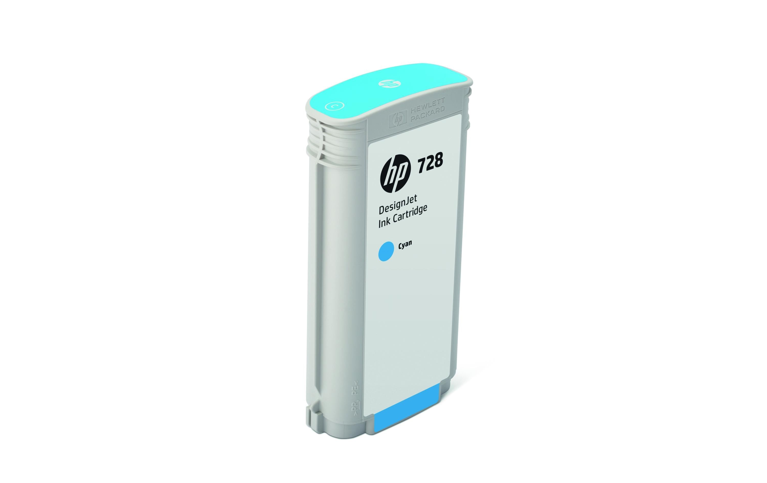 HP Tinte Nr. 728 - Cyan (F9J67A)