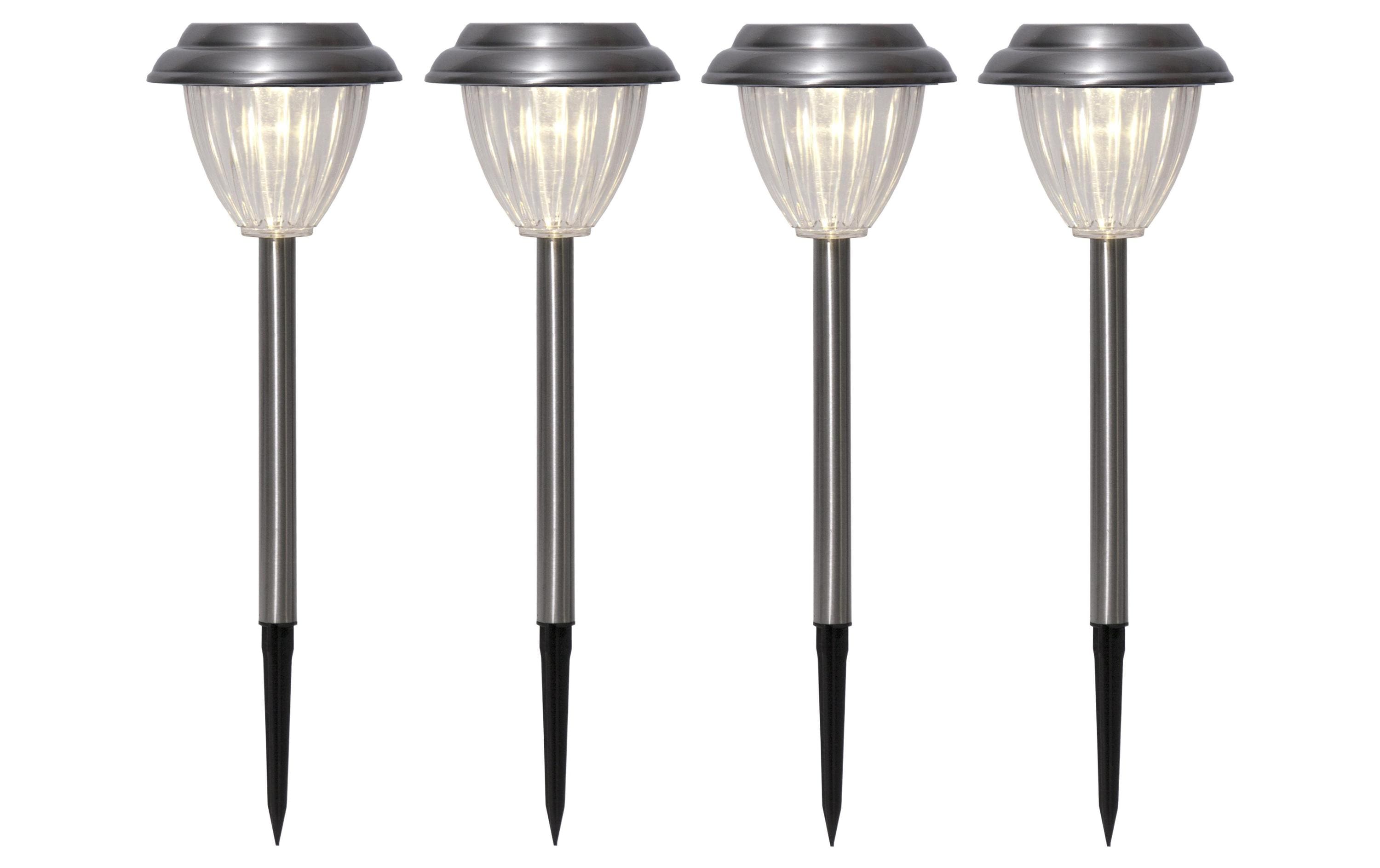 Star Trading Solar Poller-Leuchte 4 Pack