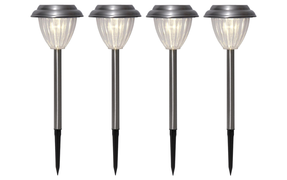 Star Trading Solar Poller-Leuchte 4 Pack