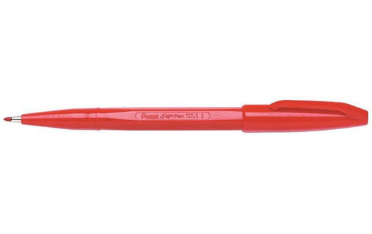PENTEL Faserschreiber Sign Pen. rot