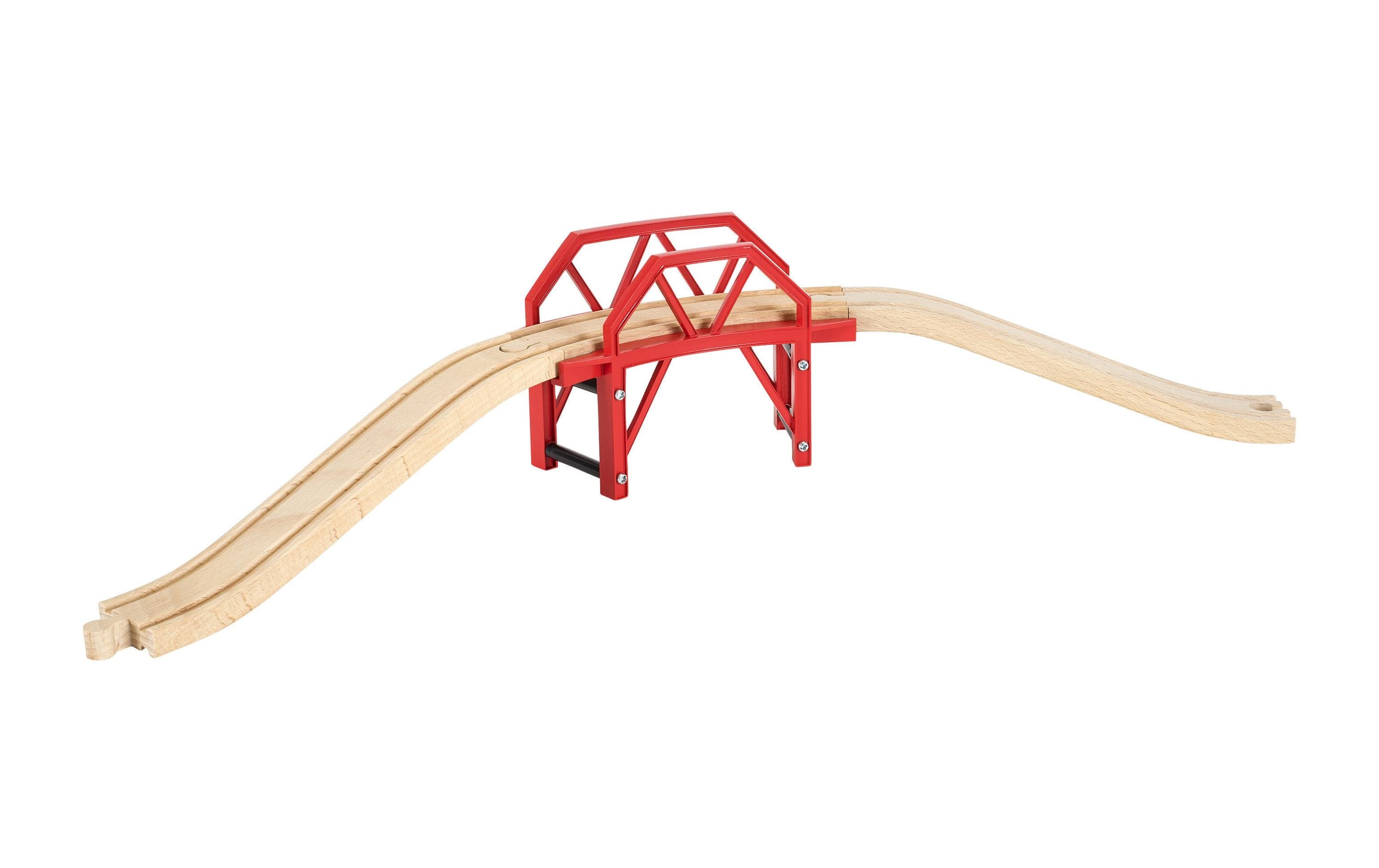 Bahnbrücke mit Auffahrten