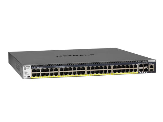 Netgear | GSM4352PB: 48Port PoE+ Switch,4x10G | Managed, 48x PoE+ 720 Watt, 19