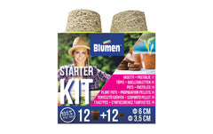 Blumen Set Kokos Anzuchttöpfe+Tabletten