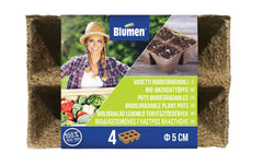 Blumen 4 Strips à 6 Kokostöpfen