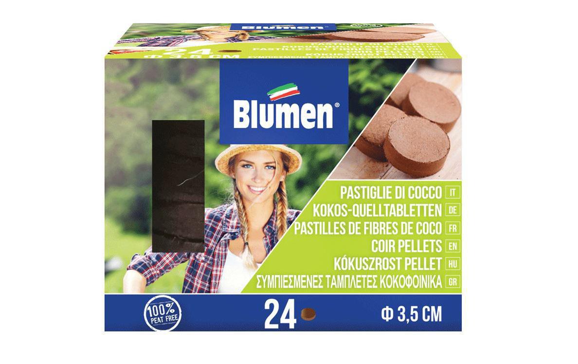 Blumen Kokosquelltabletten ohne Netz