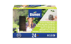 Blumen Kokosquelltabletten mit Netz
