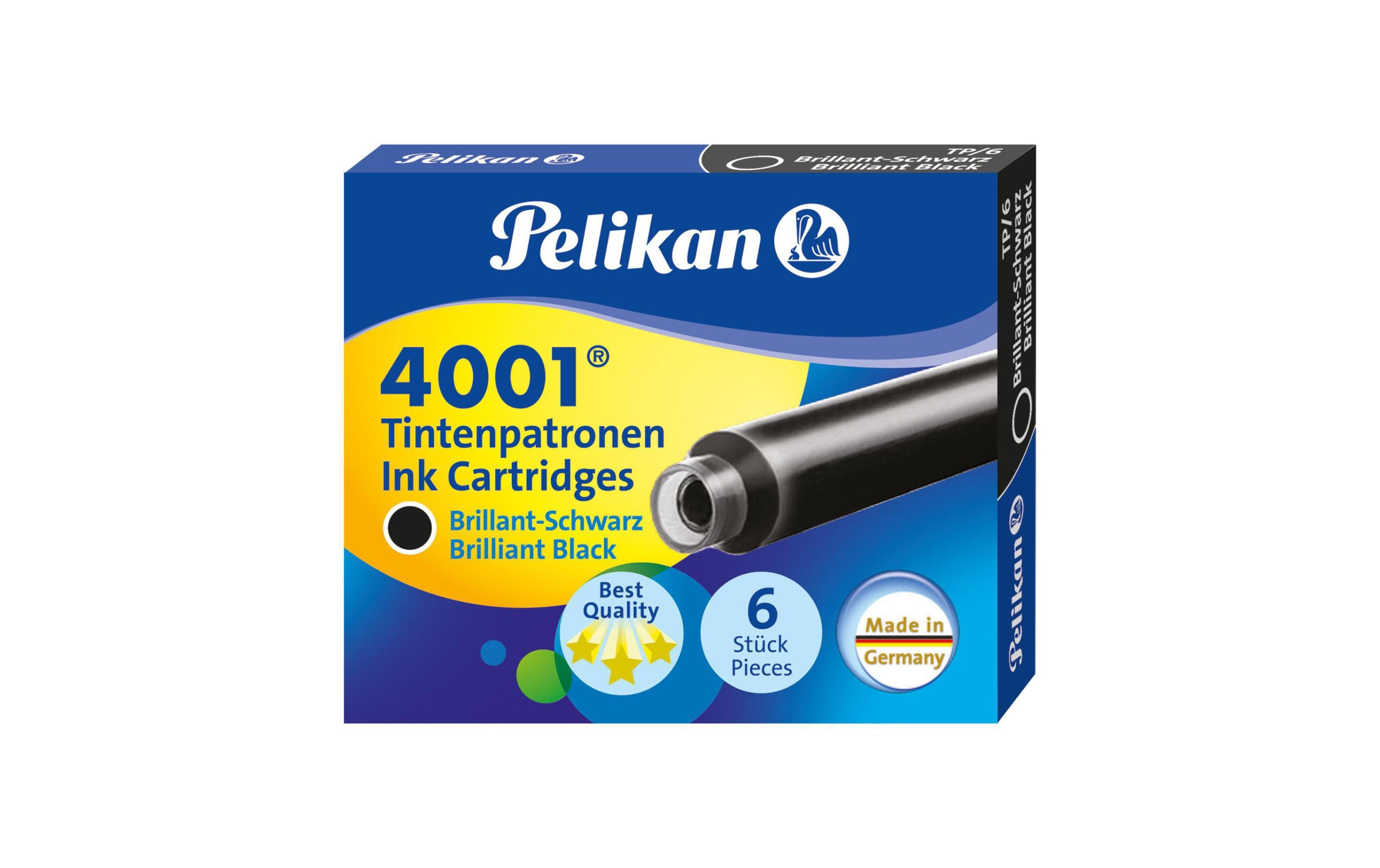 Pelikan, Tintenpatrone 4001 Schwarz, 6 Stüc