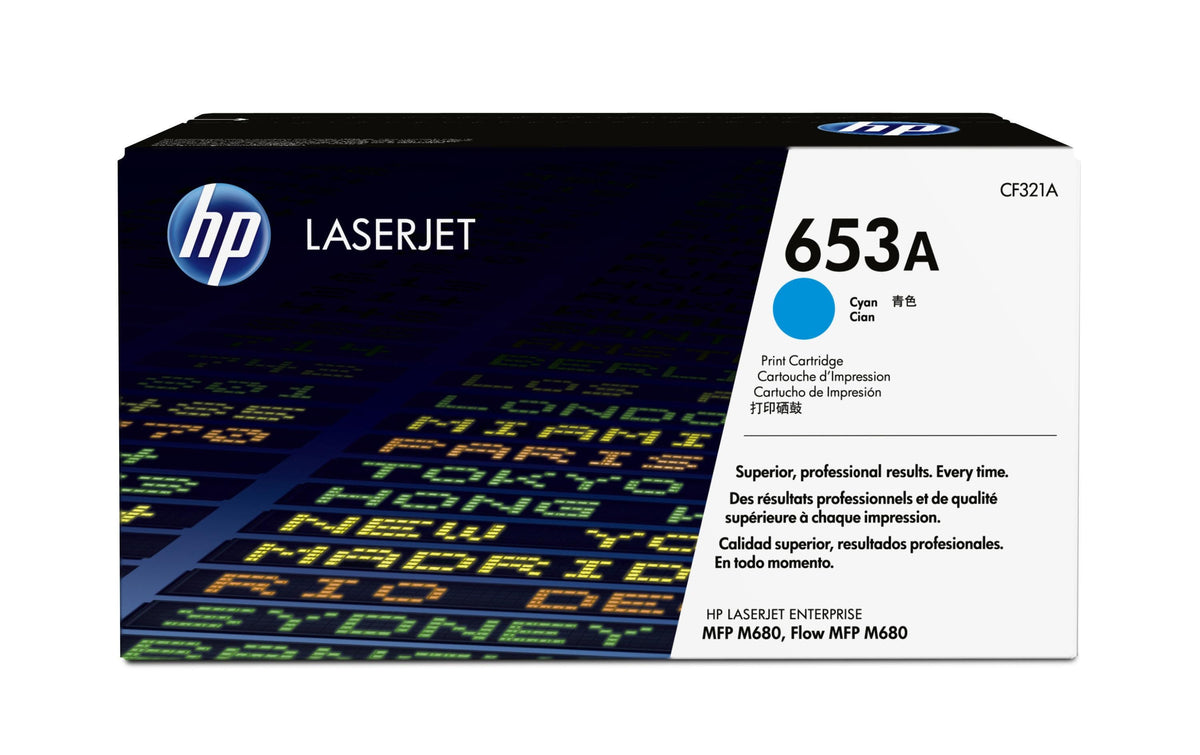 HP, Toner 653A (CF321A) Cyan