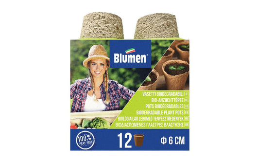 Blumen Kokos Anzuchttöpfe rund