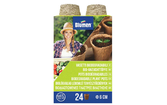 Blumen Kokos Anzuchttöpfe rund