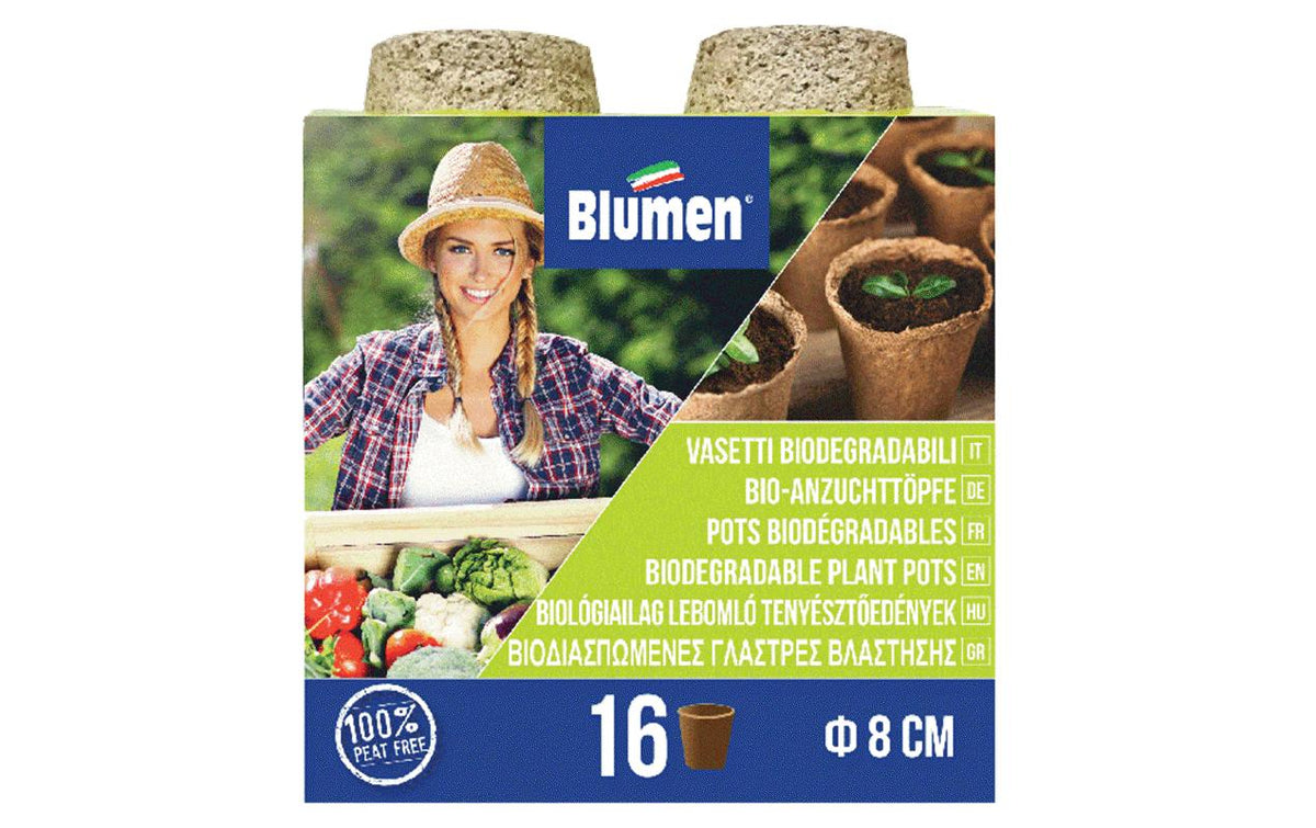 Blumen Kokos Anzuchttöpfe rund