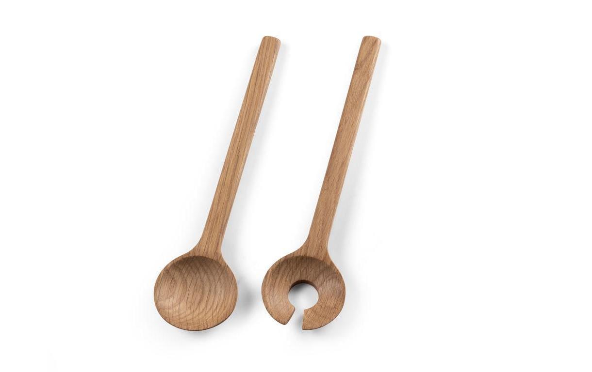 Bitz Salatbesteck 24cm Eiche