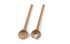 Bitz Salatbesteck 24cm Eiche